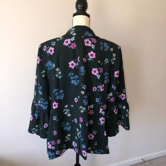 Dark Green Lane Bryant Blazer Petite NWOT - Picture 3 of 14